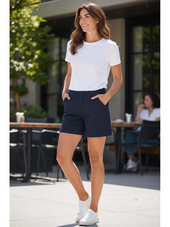 Pants - NWT Nautica Jeans Navy Blue Casual Women's Shorts Medium‎